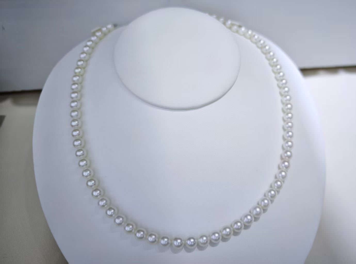 Classic 6–6.5mm Akoya Pearl Necklace · Japanese Cultured Pearls · Timeless Elegance