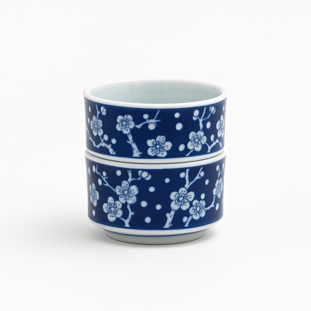 Jingdezhen Hand-Painted Plum Blossom Porcelain Teacup