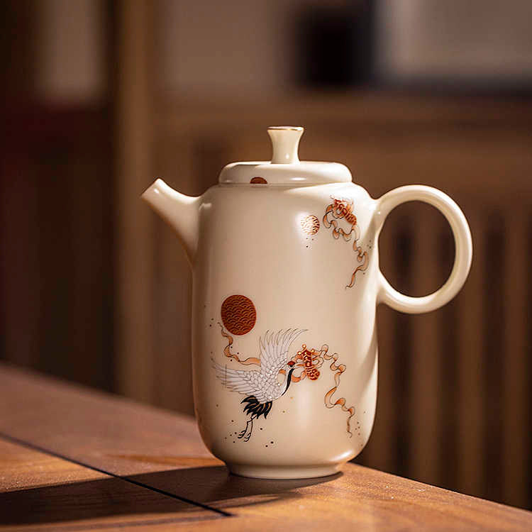 Dancing Crane Teapot