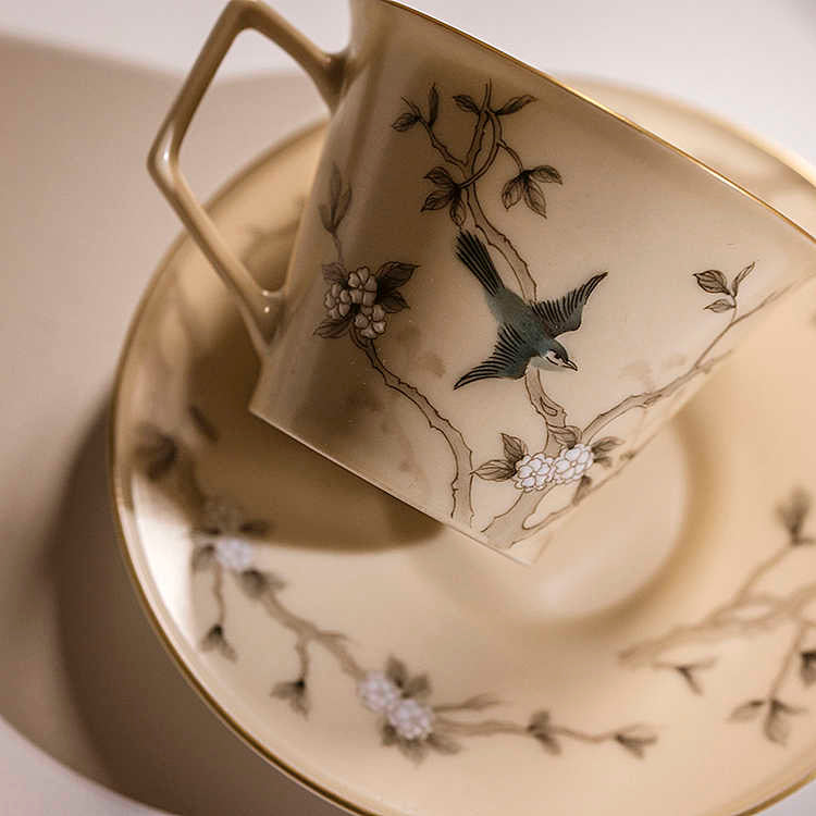 A Garden Whisper in Porcelain