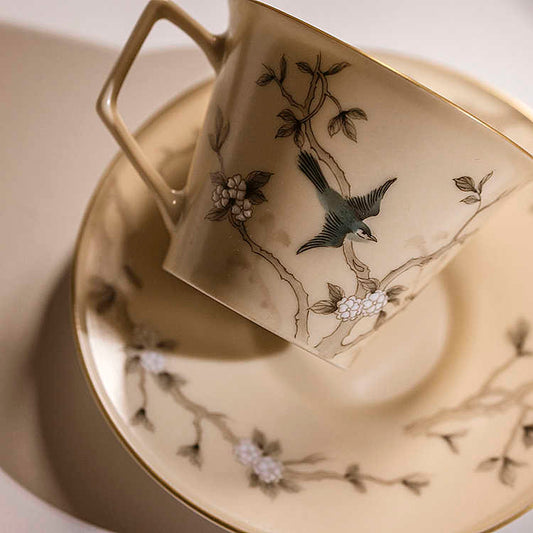 A Garden Whisper in Porcelain