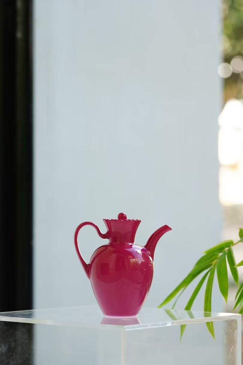 Rouge Red Handmade Teapot Set